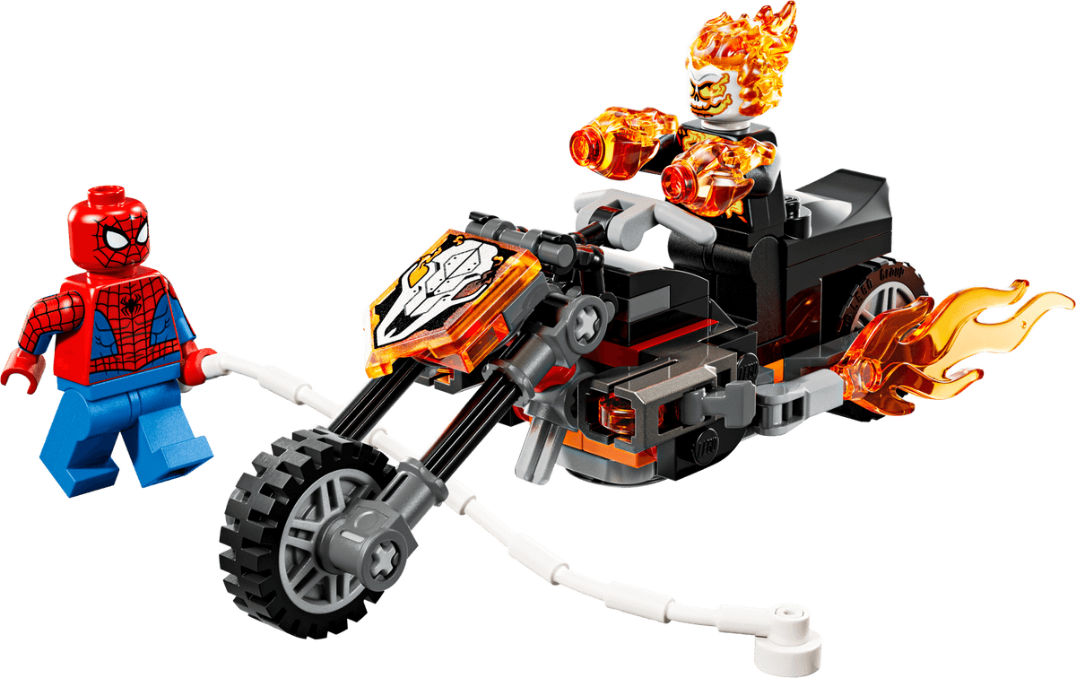 LEGO Homem Aranha Vs. Motoqueiro Fantasma com Motocicleta, set 76335