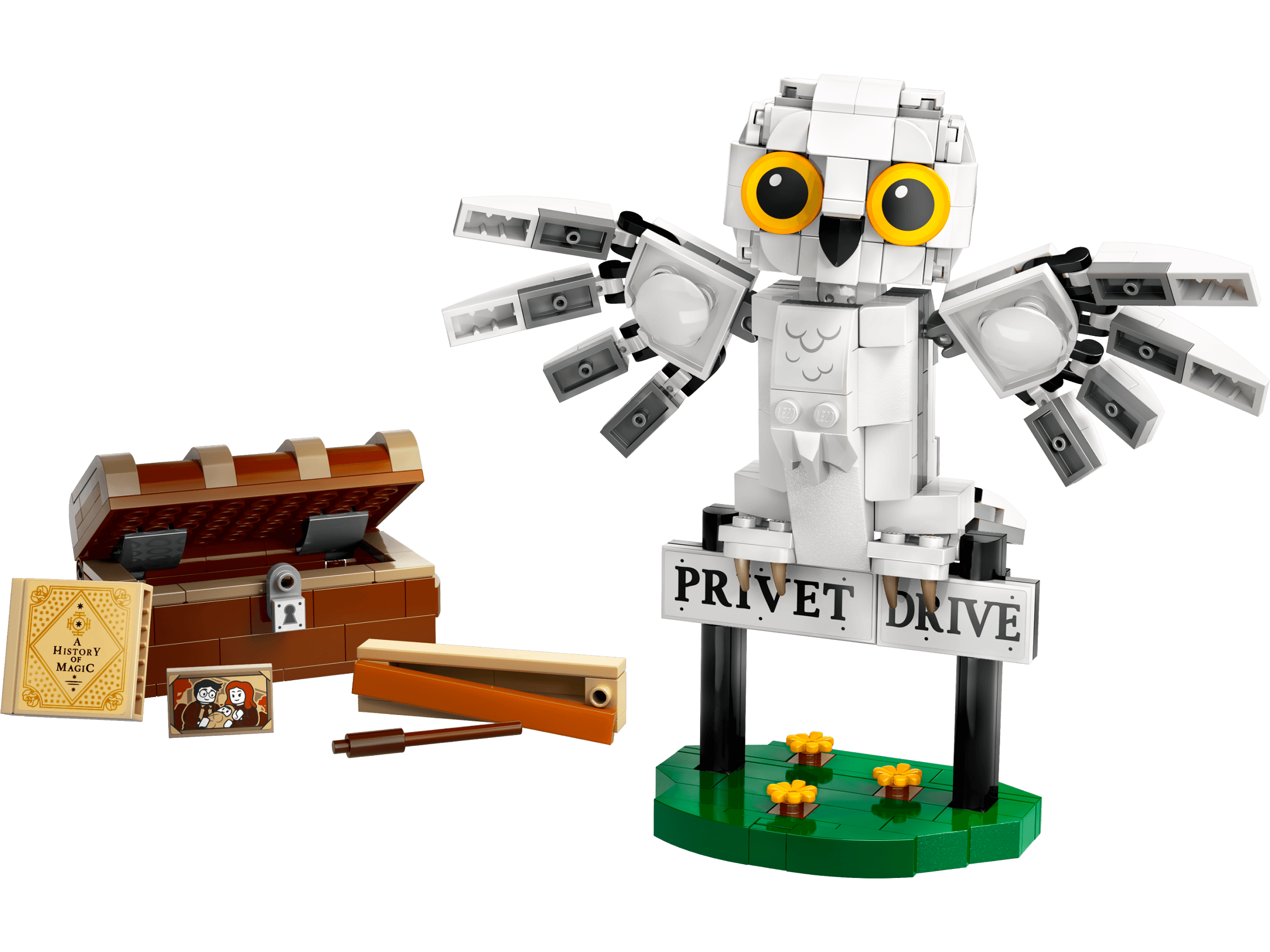 LEGO Hedwig at 4 Privet Drive, set 76425