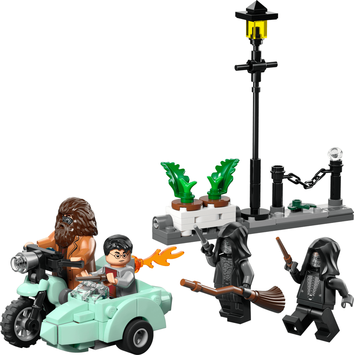 LEGO Hagrid e Harry Fuja da Rua dos Alfeneiros, set 76459
