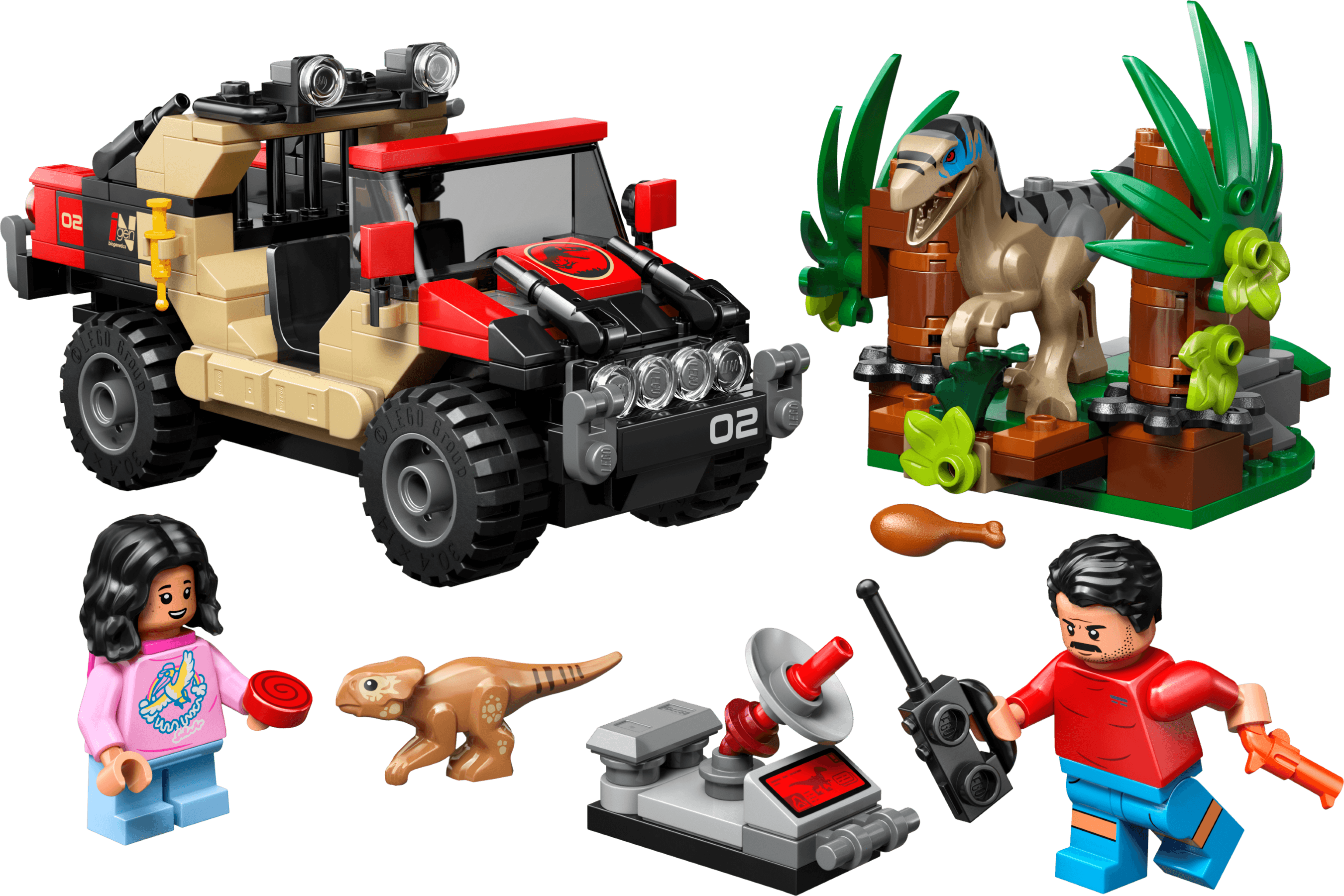 LEGO Raptor Off-Road Escape, set 76972