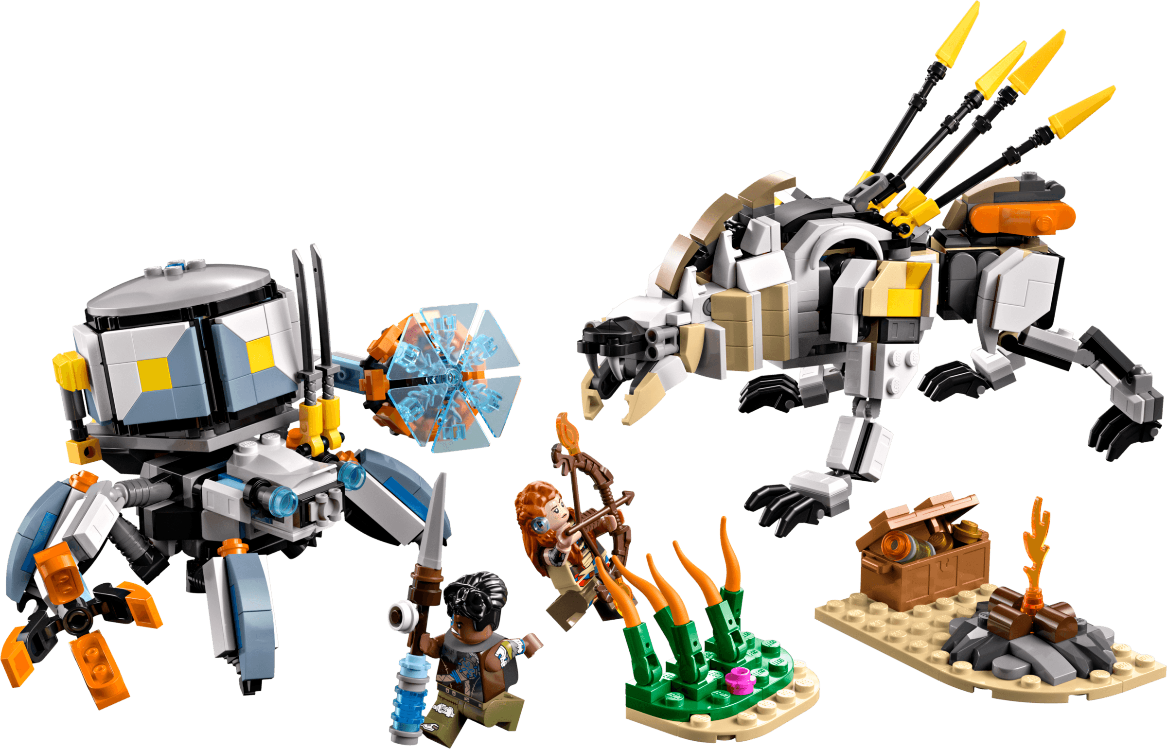 LEGO Aloy & Varl vs. Shell-Walker & Sawtooth, set 77037