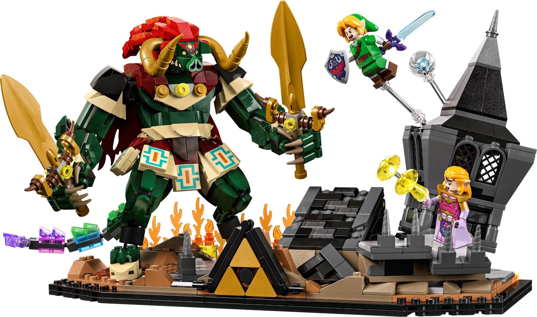 LEGO Blocos de Zelda Batalha final, set 77093