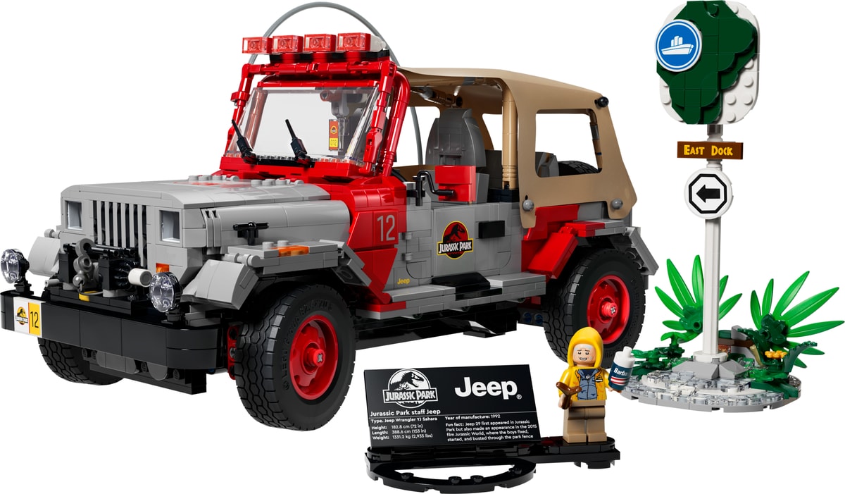 LEGO Jurassic Park Jeep Wrangler, set 77984