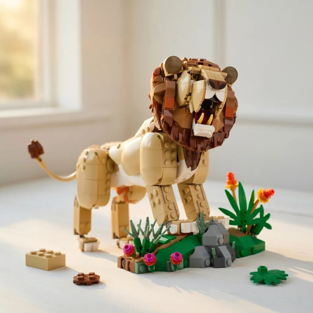 LEGO Animais Selvagens Leão Majestoso, set 31386