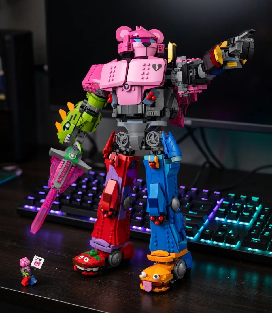 LEGO mecha Team Leader, boneco de videogame, set 77078