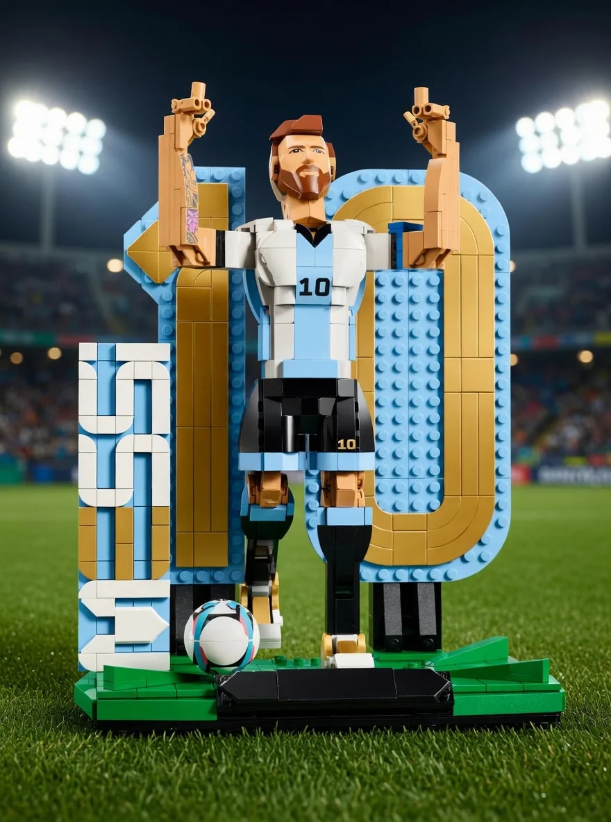 LEGO Sports Lionel Messi lenda do futebol, set 43015