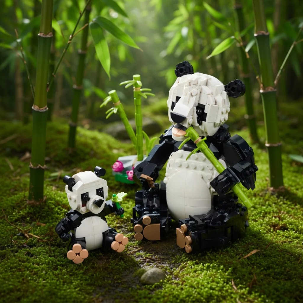 LEGO Wild Animals: Panda Family, set 31165