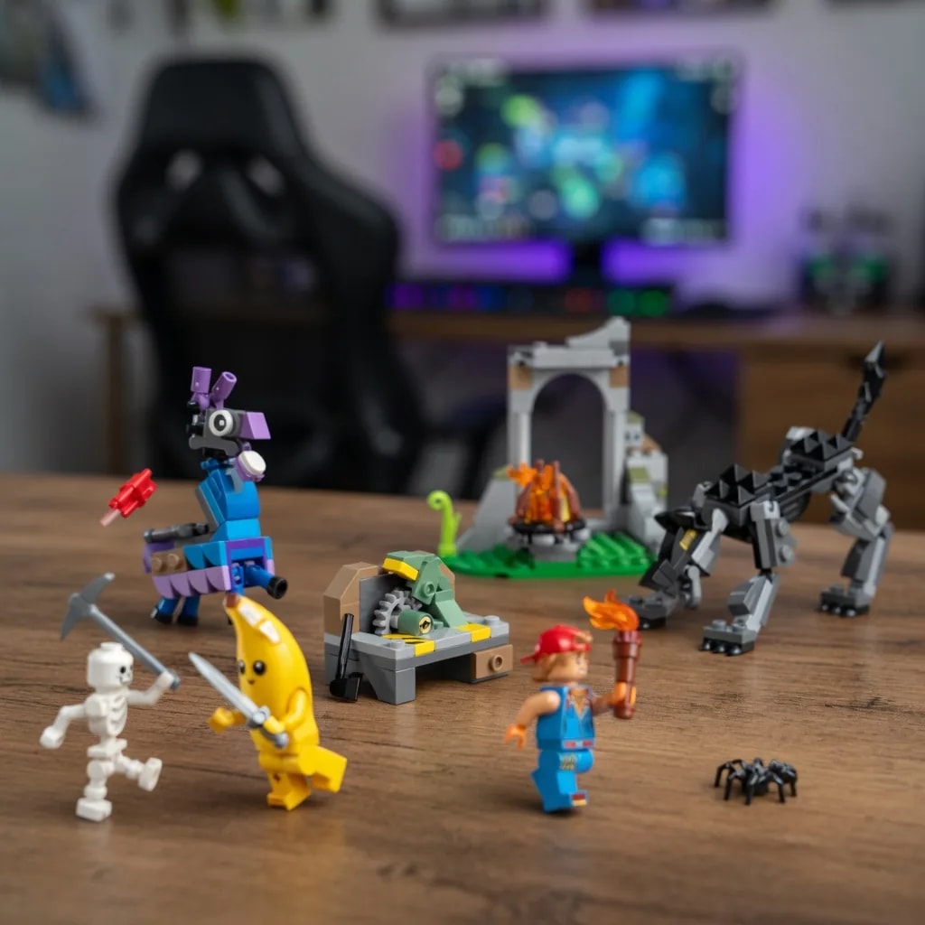 LEGO Peely & Sparkplug's Camp, set 77075