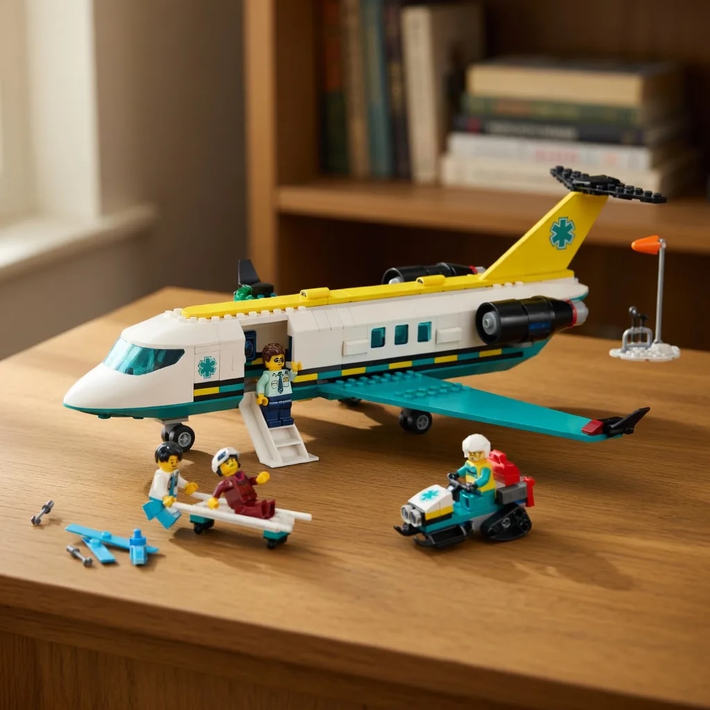 LEGO Emergency Air Ambulance Airplane, set 60465