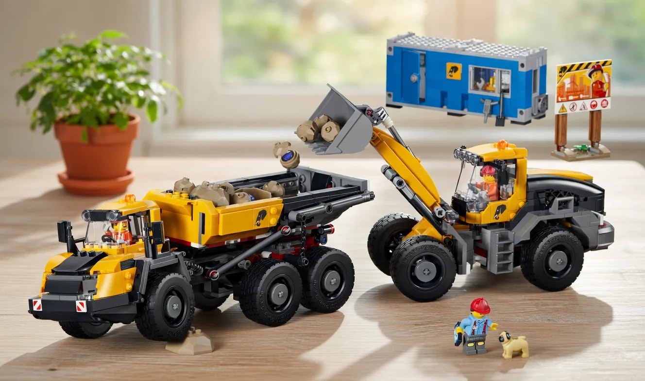 LEGO Caminhão Basculante Carregadeira, set 60494