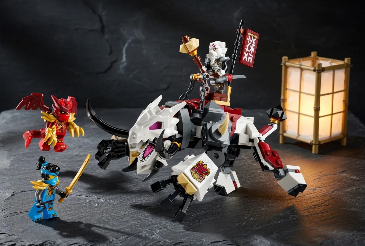 LEGO Zilvar e Grimtak, o Dragão Feral, set 71863
