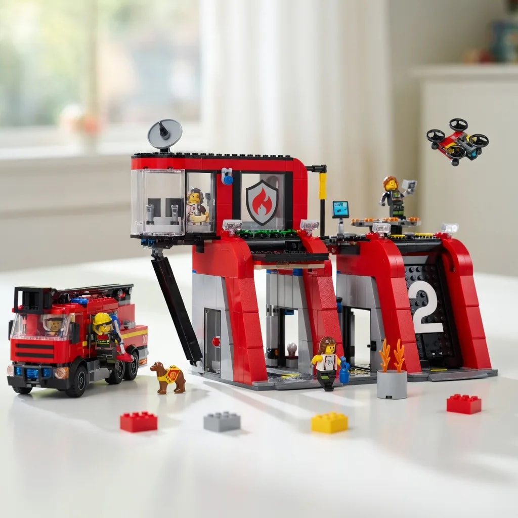 LEGO Quartel e Caminhão dos Bombeiros, set 60414