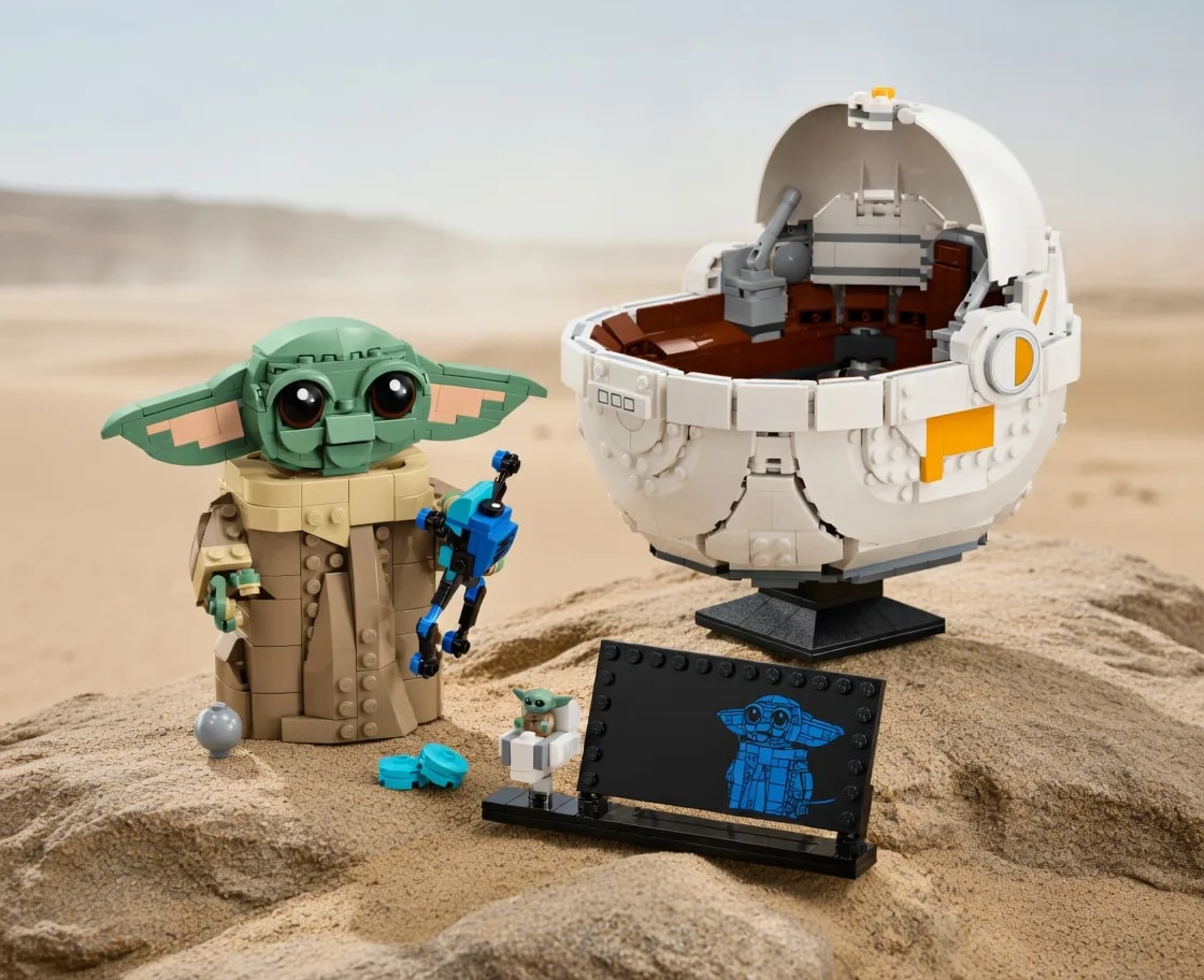 LEGO Grogu with Hover Pram, set 75403