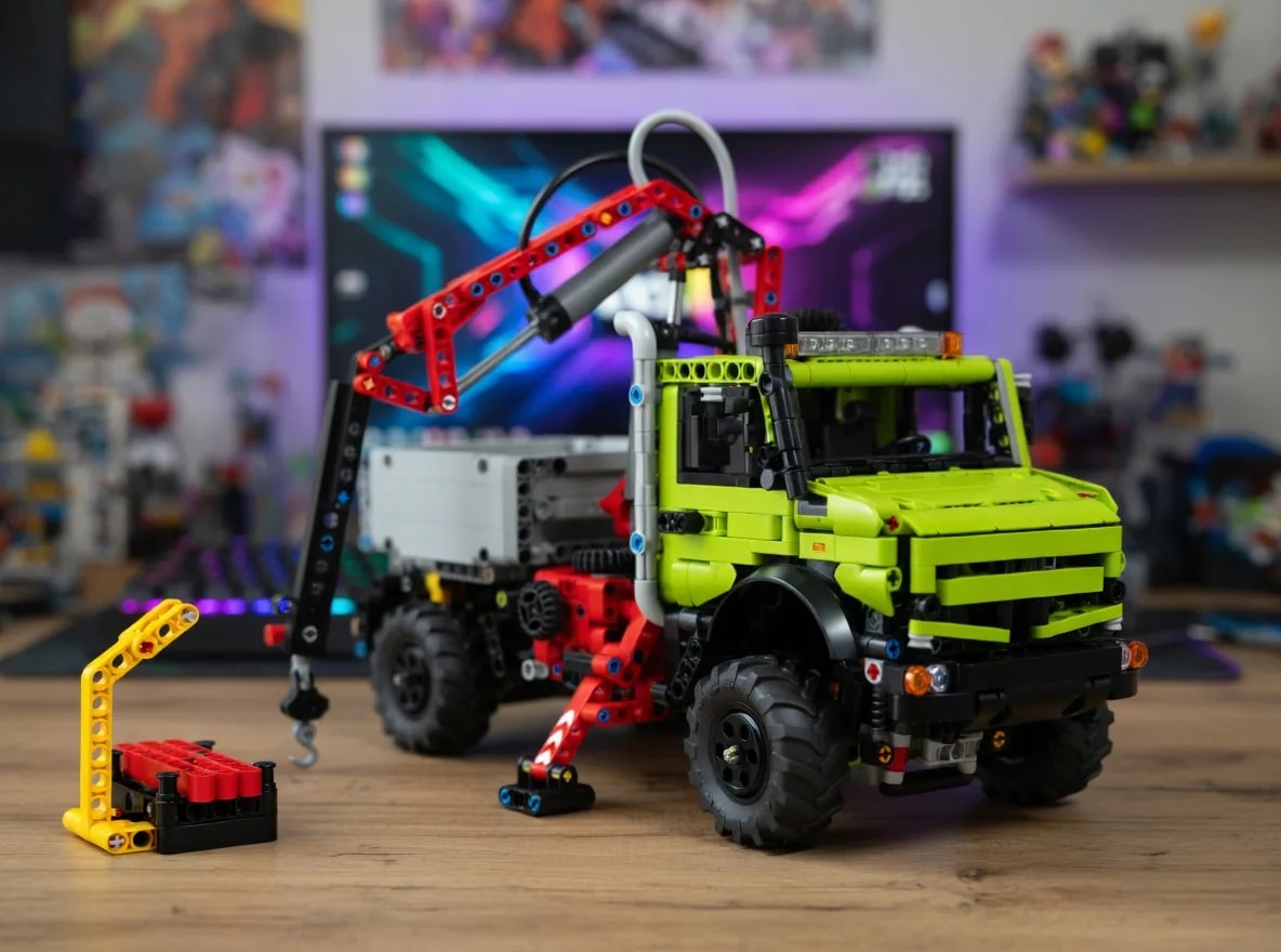 LEGO Mercedes-Benz Unimog U 5023 com Guincho, set 42242