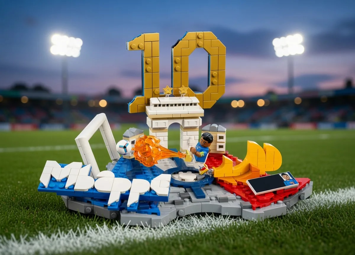 LEGO Sports Kylian Mbappé Football Phenomenon, set 43013