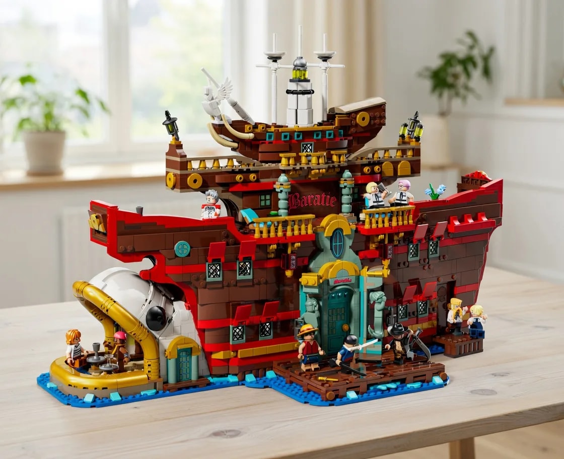 LEGO Restaurante flutuante Baratie modelo, set 75640