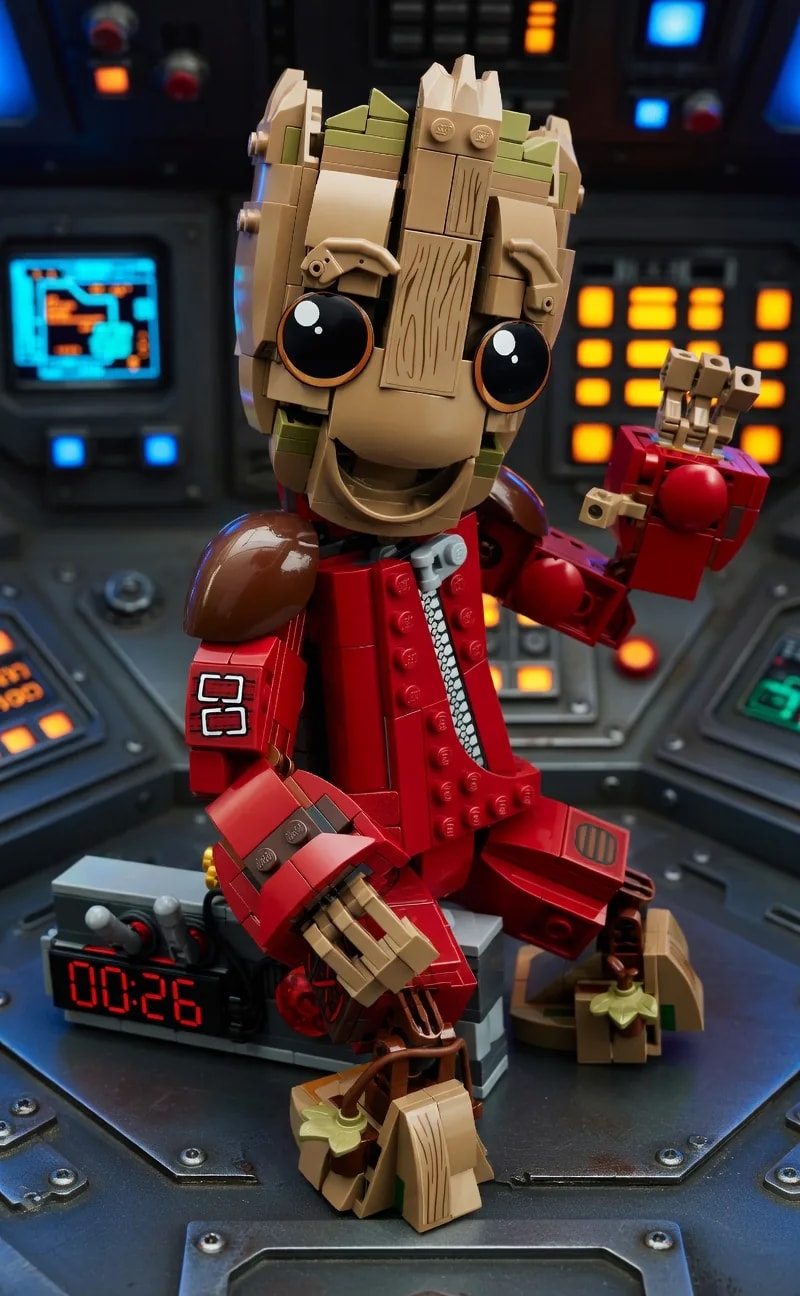 LEGO Groot com Macacão dos Ravager #, set 76341