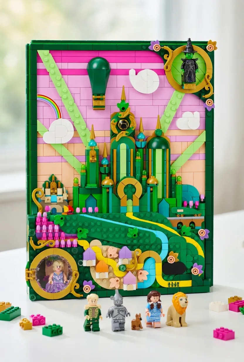 LEGO Arte de Parede de Emerald, set 75685