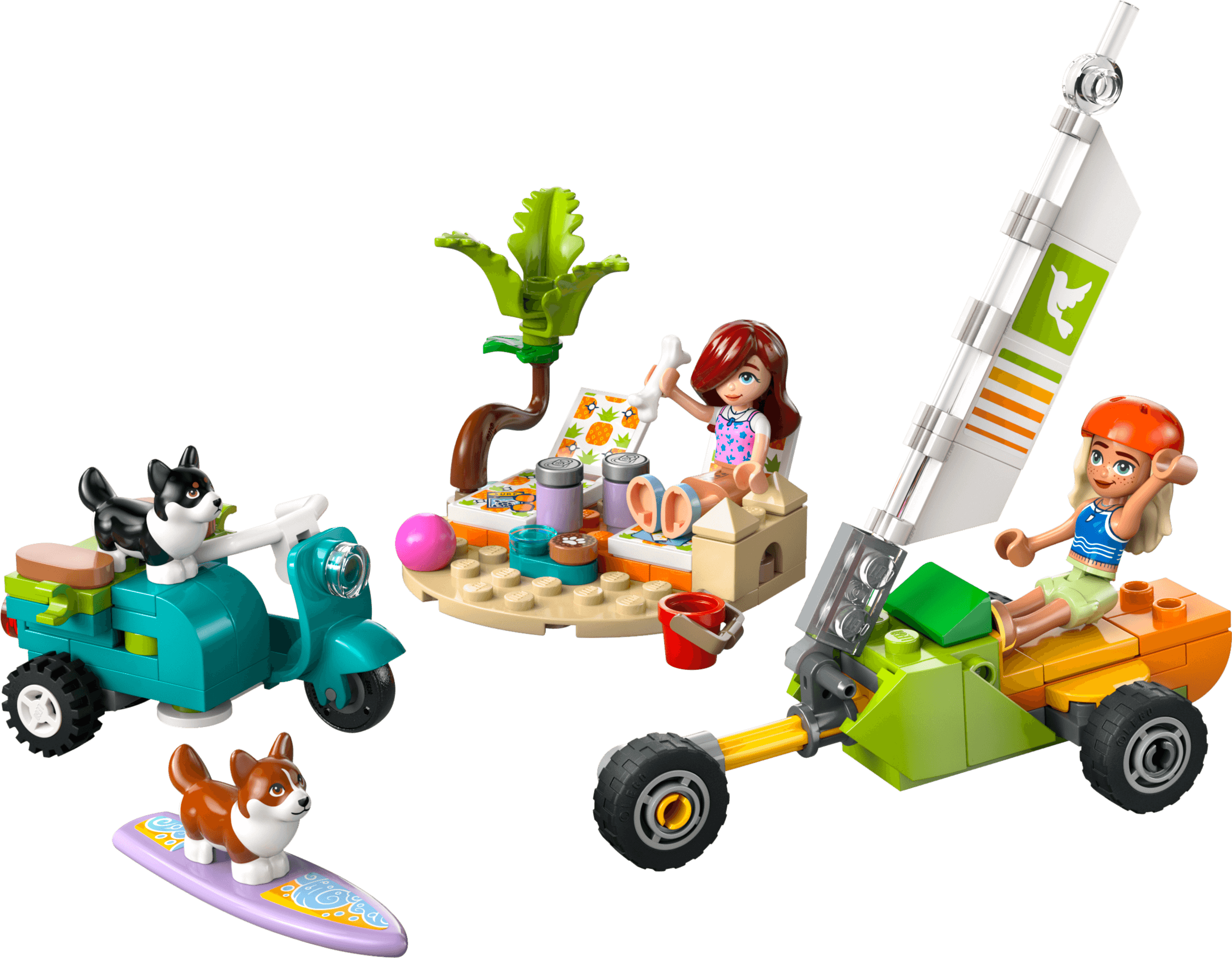 LEGO Surfing Dogs and Scooter Adventure, set 42641