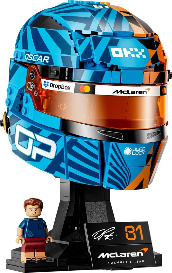LEGO McLaren Mastercard F1 Team Oscar Piastri Helmet, set 43017