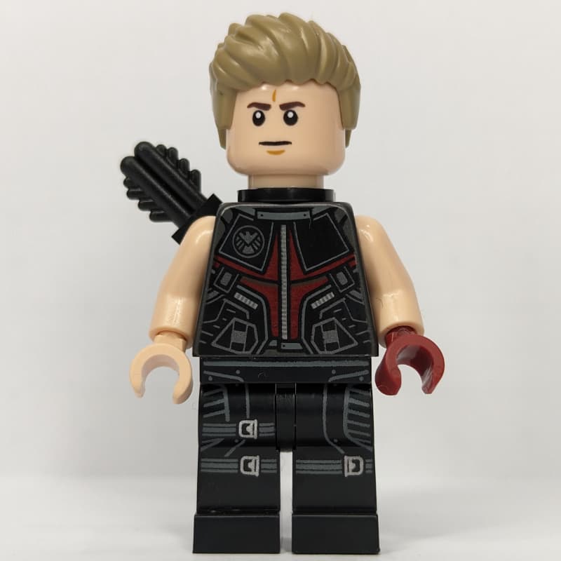 Hawkeye, Dark Tan Hair, Dark Red Hand