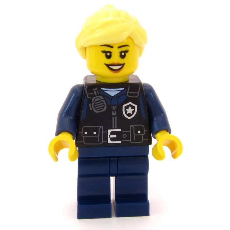 Airport Security, Black Torso, Dark Blue Legs, Bright Light Yellow Hair