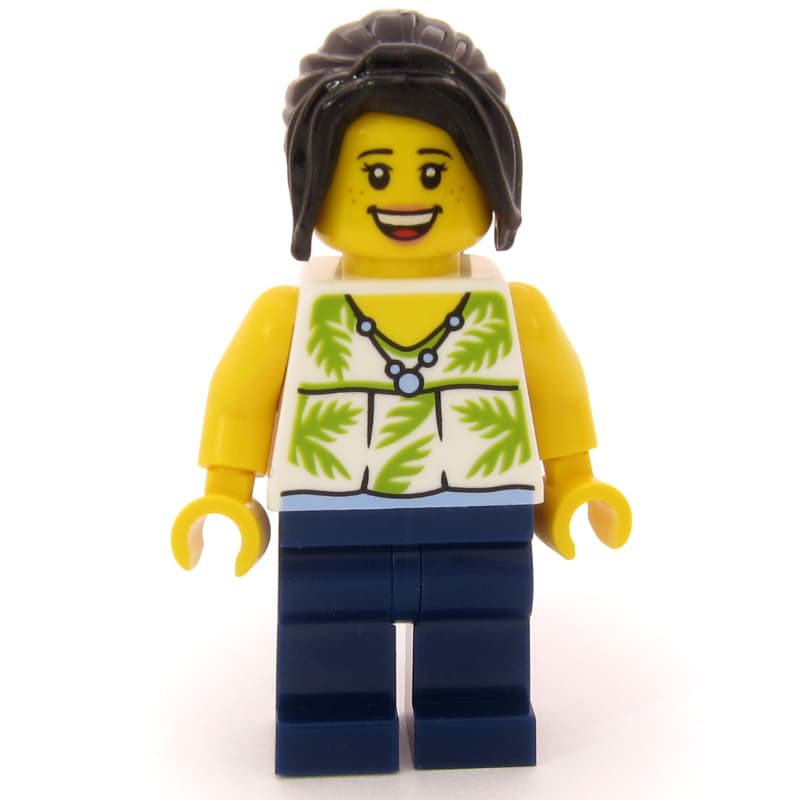 Passenger, White Torso, Dark Blue Legs, Black Hair