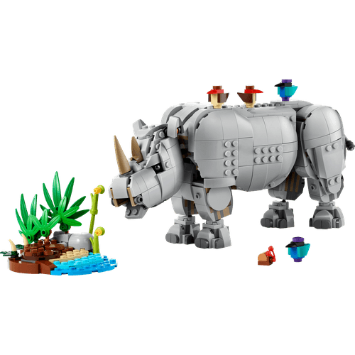 LEGO Wild Animals: Majestic Rhino with Birds