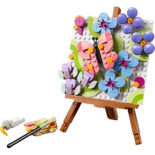 LEGO Floral Art Decor Painting