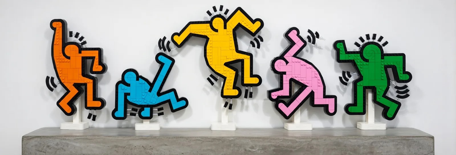LEGO Keith Haring figuras dançantes, set 31216
